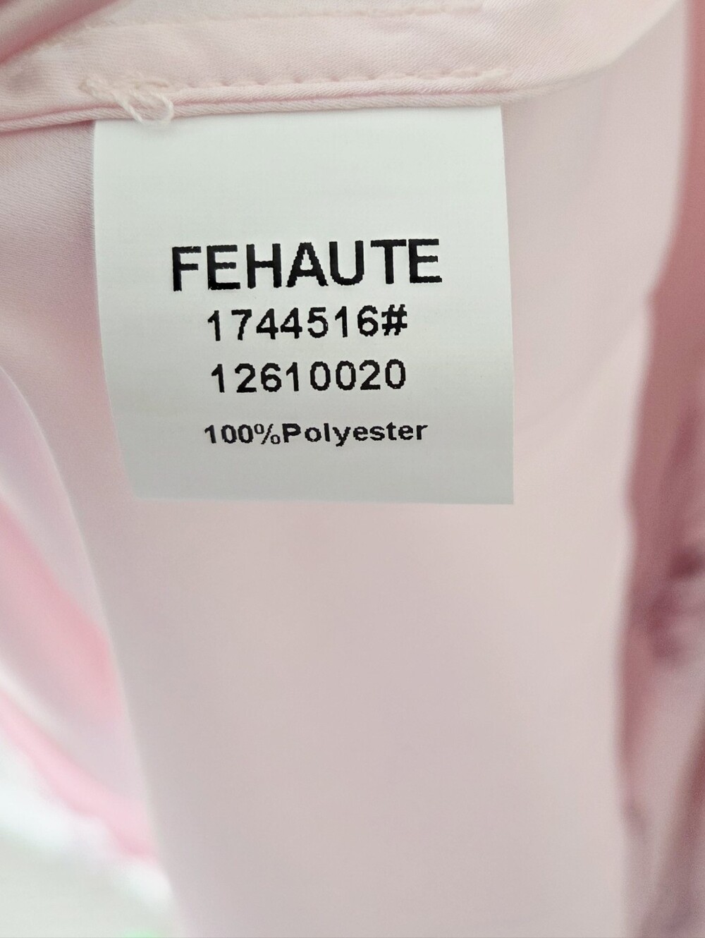 Fehaute Floral Chiffon V Neck Sleeveless A-Line Floor-length Gown Dress Pink 6 - Picture 6 of 7